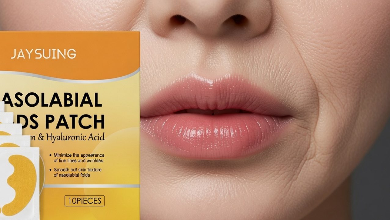 Nasolabial Folds Patches with Collagen & Hyaluronic Acid – Firming Anti-Wrinkle Facial Mask for Fine Lines