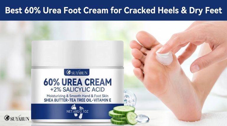 Best 60% Urea Foot Cream for Cracked Heels & Dry Feet
