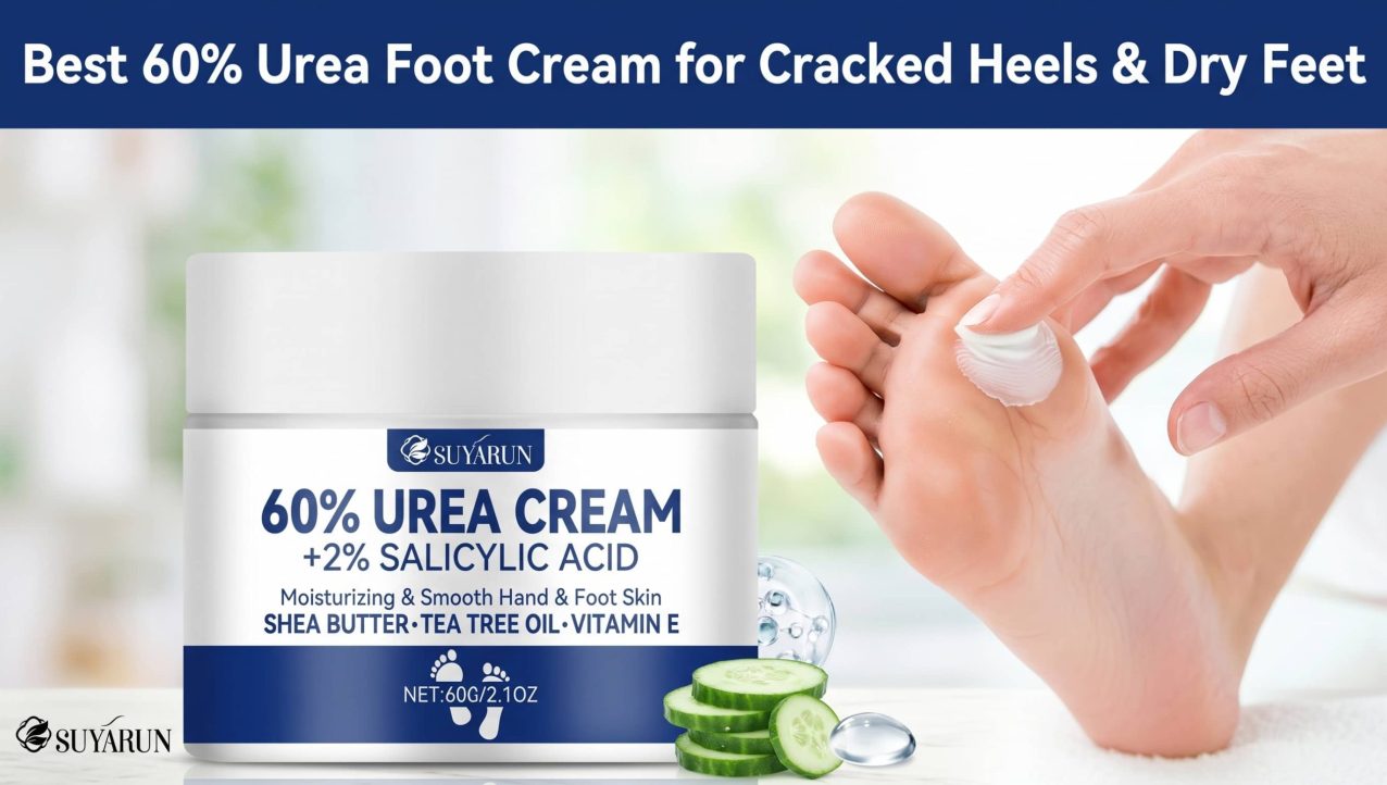 Best 60% Urea Foot Cream for Cracked Heels & Dry Feet