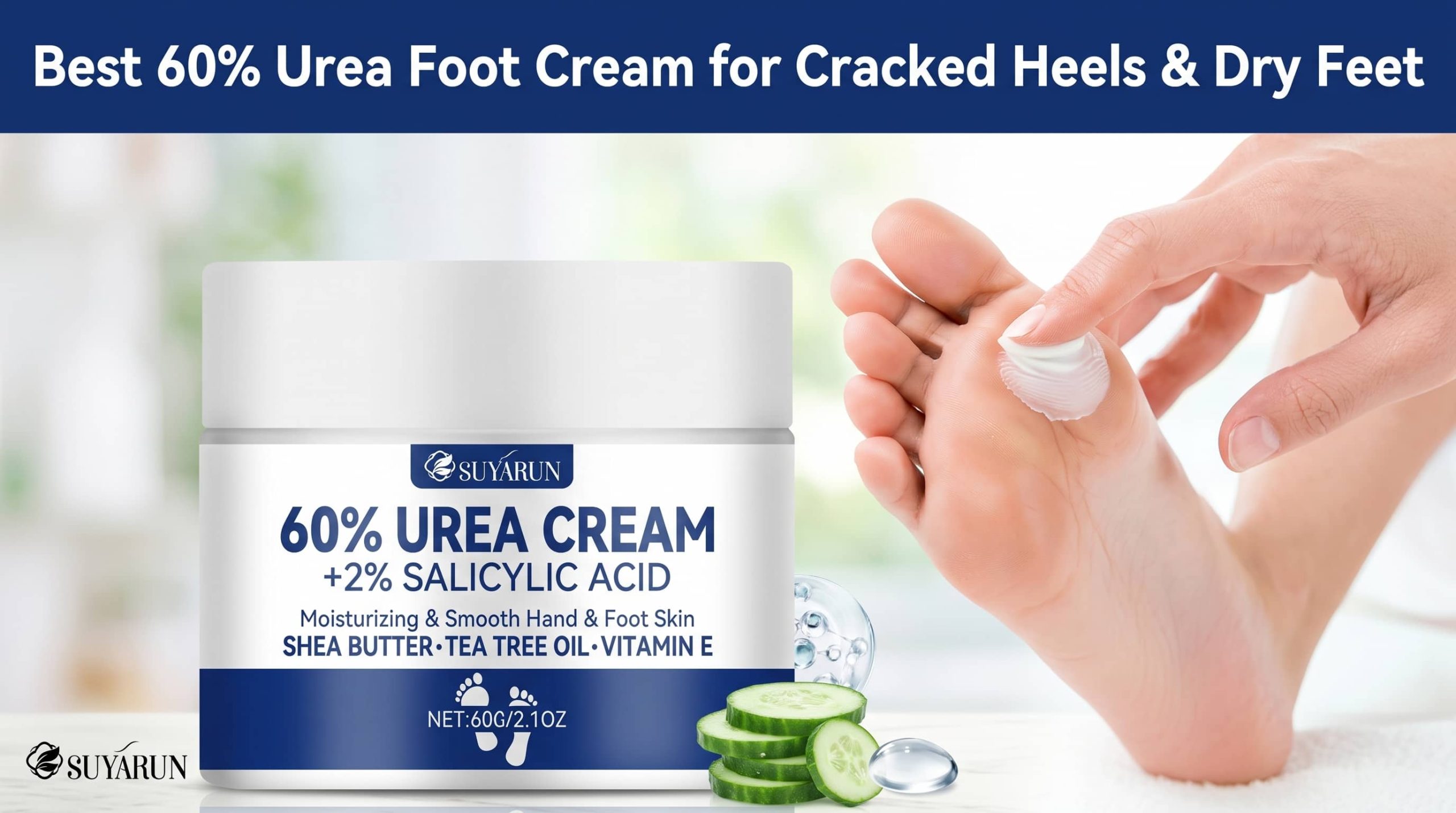 You are currently viewing Best 60% Urea Foot Cream for Cracked Heels & Dry Feet