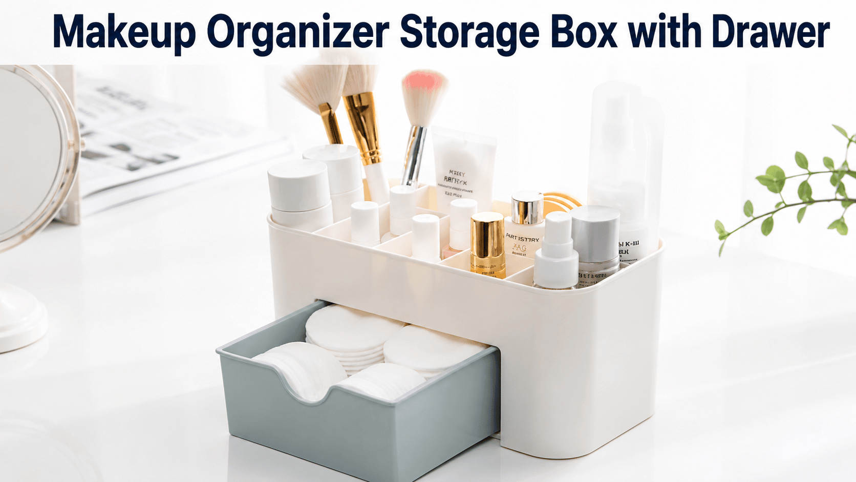 You are currently viewing Makeup Organizer Storage Box with Drawer Review