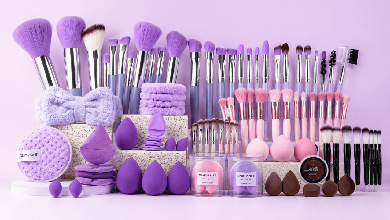 33 Pieces Beauty Makeup Brush Set – Professional Makeup Brushes & Beauty Sponge Kit