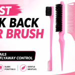 Best Bristle Slick Back Hair Brush Set for Sleek Ponytails, Baby Hair & Flyaway Control