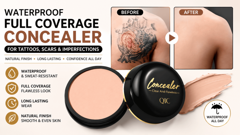 Best Waterproof Full Coverage Concealer for Tattoos & Scars