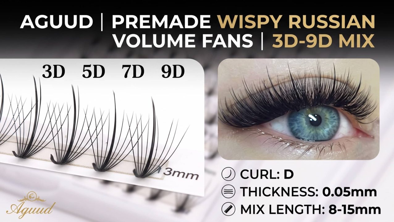 AGUUD Premade Wispy Fan Lashes – Review