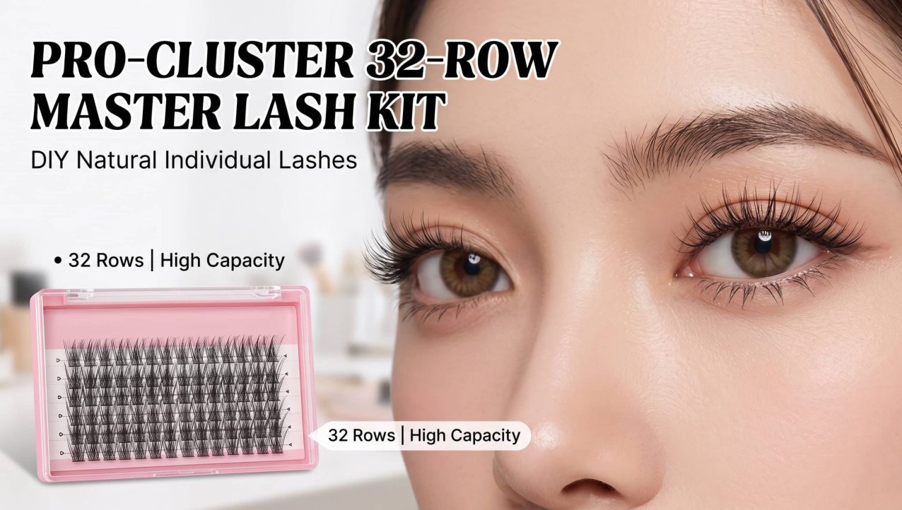 Best 32 Rows Cluster Eyelash Extensions for DIY Lash Application