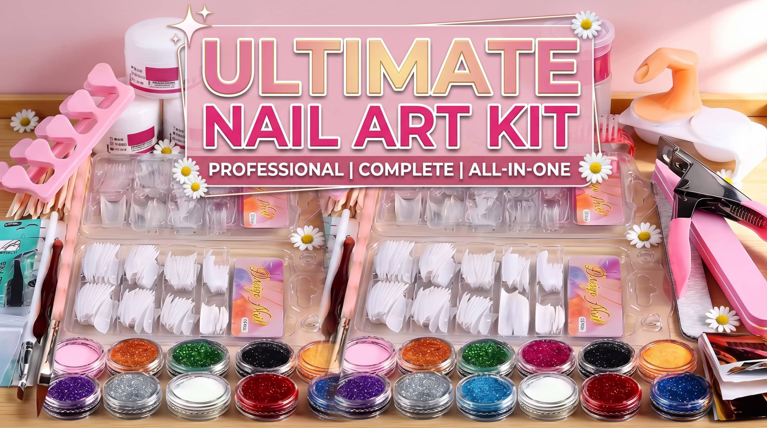 You are currently viewing 23-in-1 Acrylic Nail Kit for Beginners – Complete Manicure Set with 12 Acrylic Powder Colors