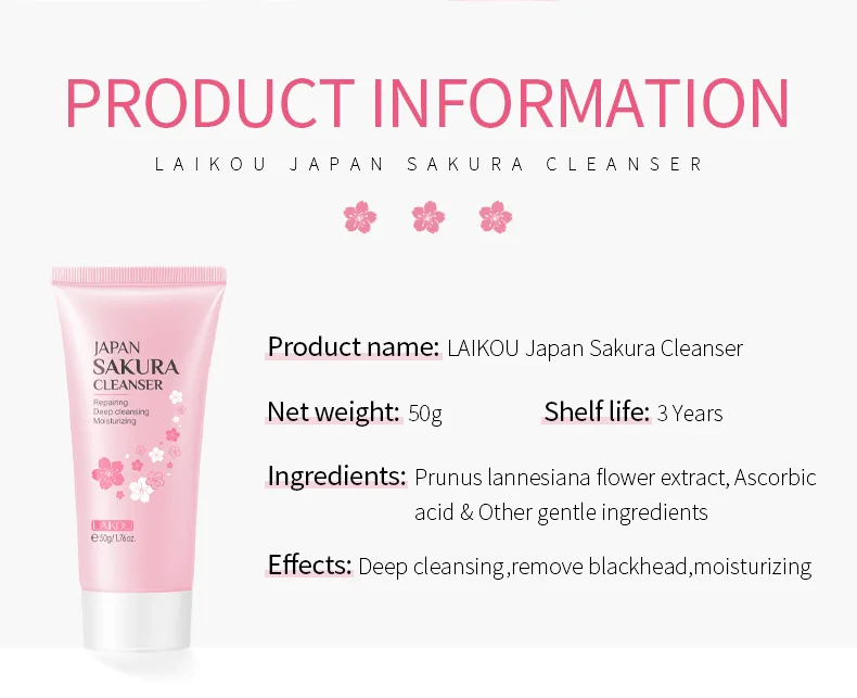 LAIKOU Sakura Skin Care Set Review