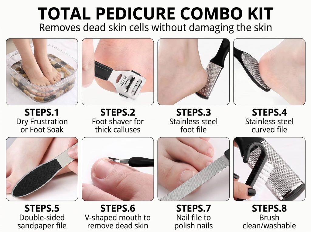 10-in-1 Foot Care Pedicure Set