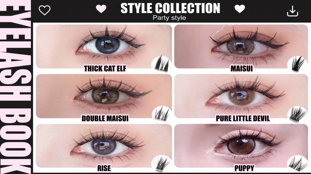 cluster eyelash extensions