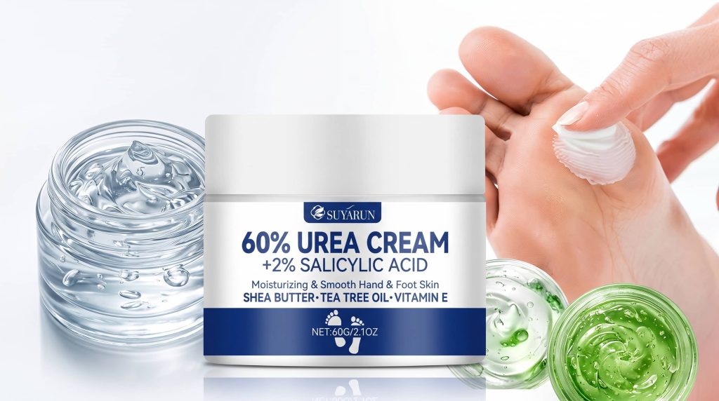 Best 60% Urea Foot Cream for Cracked Heels & Dry Feet