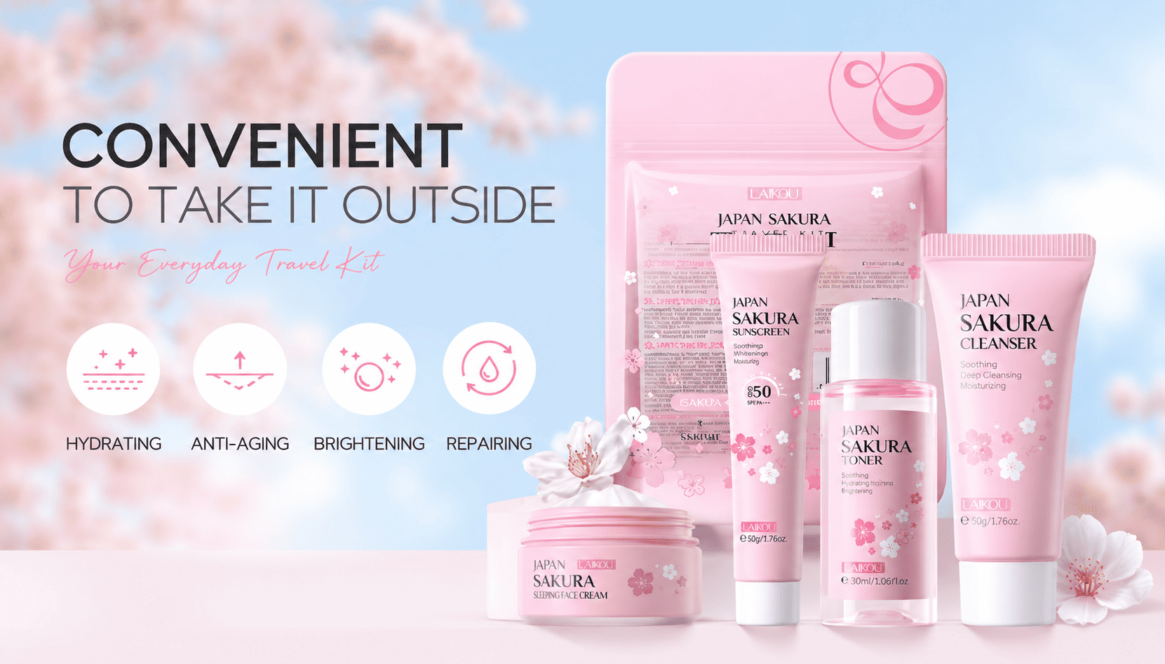 You are currently viewing LAIKOU Sakura Skin Care Set: A Budget-Friendly Skincare Kit Worth Trying?